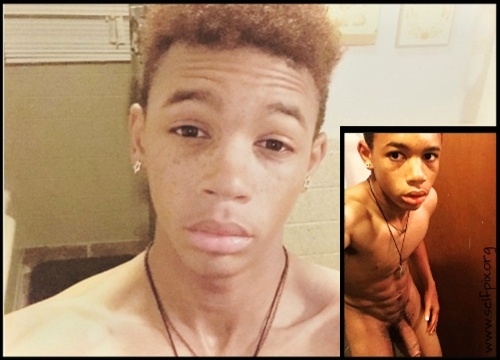 Richard - Naked Black Teen Boy Self Pics